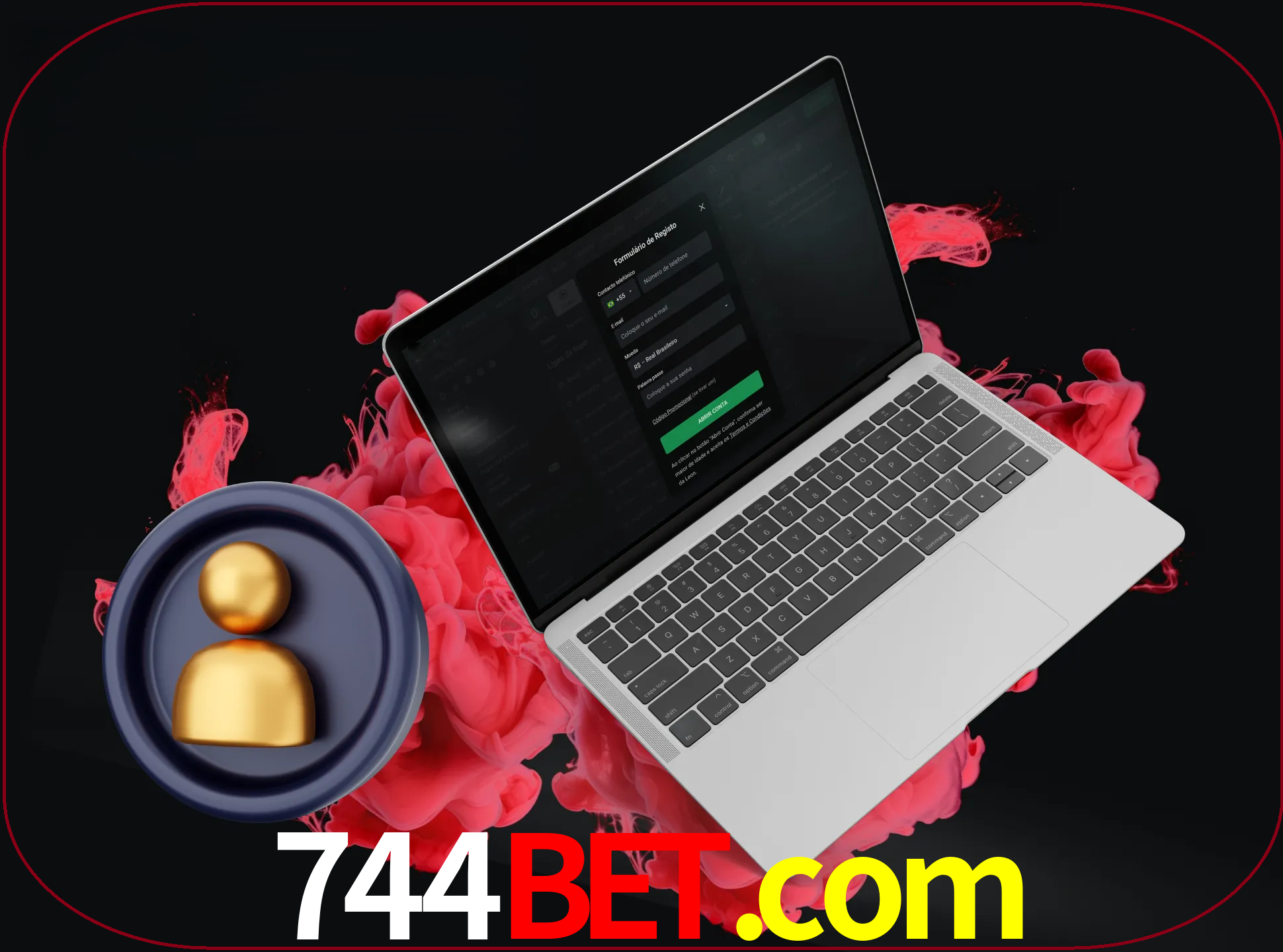 No cabeçalho do site 744bet, clique no botão que o levará a um formulário especial onde terá de introduzir as suas informações actuais.