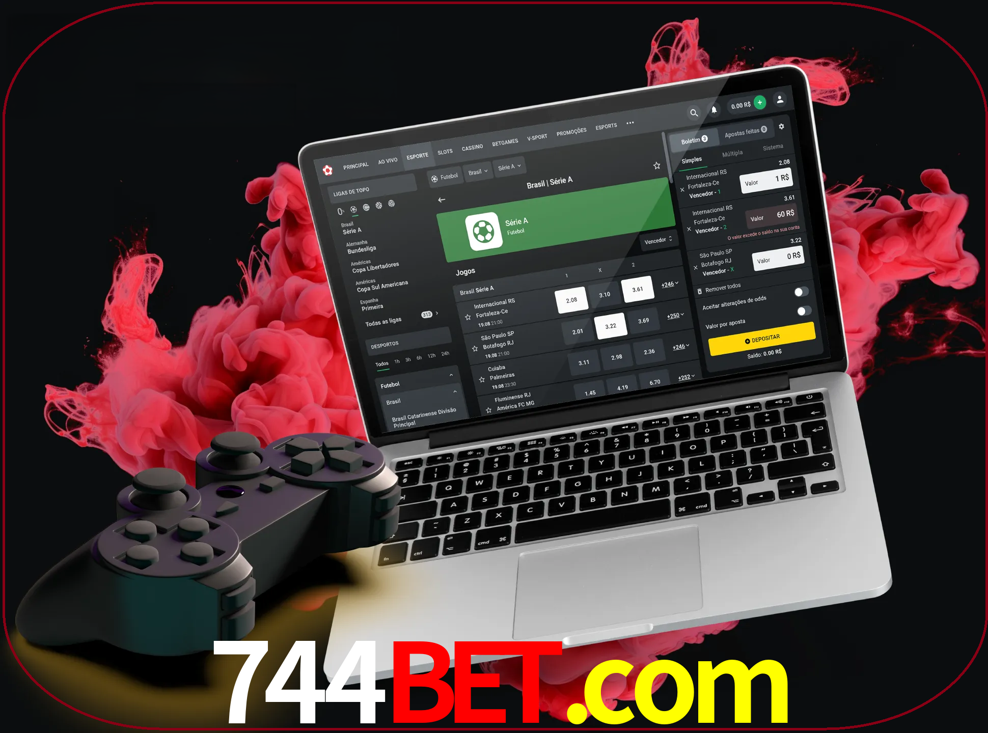 Visite a secção especial de jogos de vídeo em 744bet para descobrir em que jogos pode apostar e ganhar muito dinheiro.